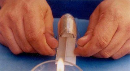 Aplicando sobre o molde