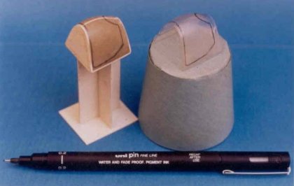 Moldes das armacoes lixados