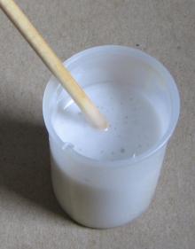 Silicone com catalisador